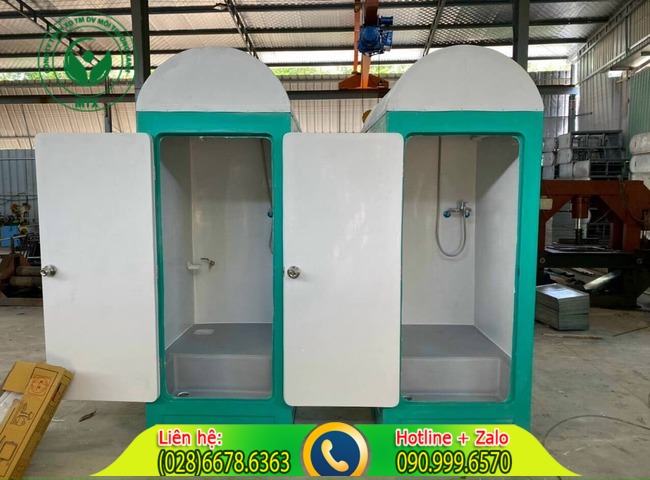 Dịch vụ cho thuê nhà vệ sinh di động composite Môi Trường Xanh