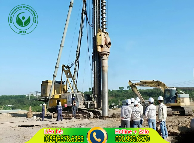 Dịch vụ h&uacute;t b&ugrave;n khoan cọc nhồi gi&uacute;p bạn hạn chế đi nhiều rủi ro