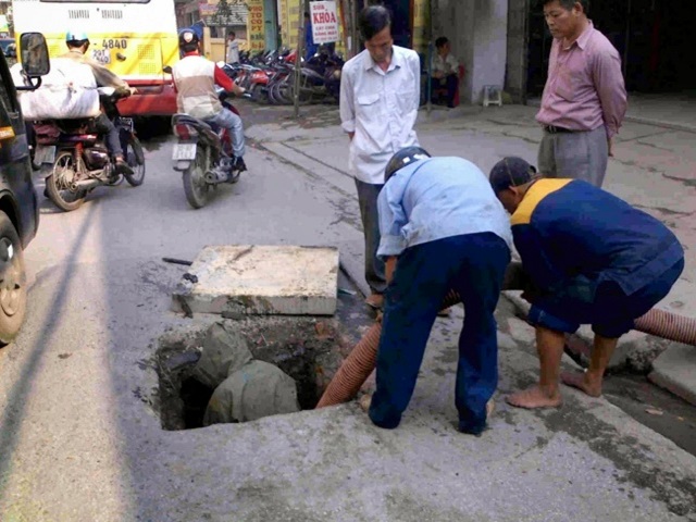 nạo vét hố ga quận Bình Dương