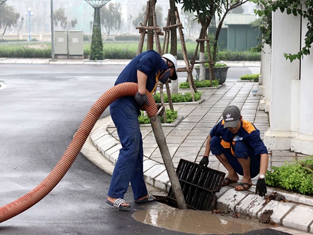 nạo vét hố ga quận Bình Dương