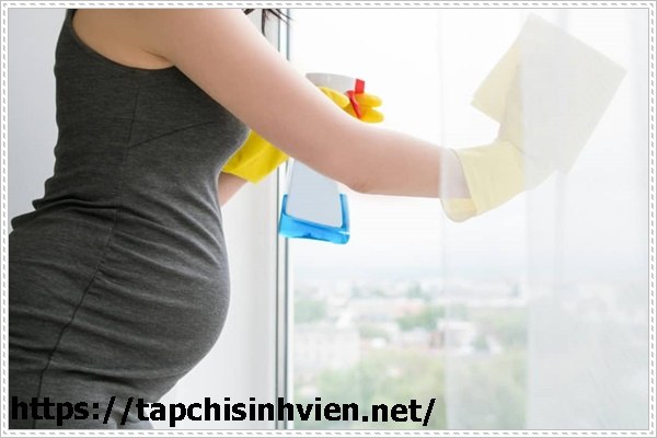 C&aacute;ch pha nước lau ch&ugrave;i nh&agrave; cửa an to&agrave;n cho b&agrave; bầu