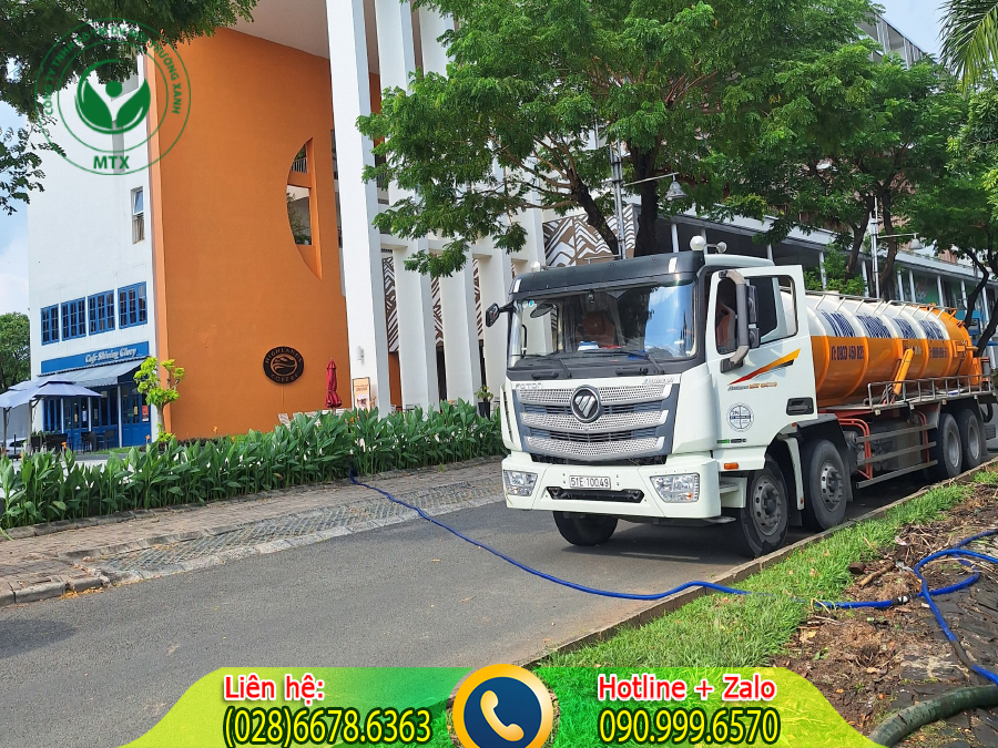 Dịch vụ thu gom b&ugrave;n thải c&ocirc;ng nghiệp M&ocirc;i Trường Xanh