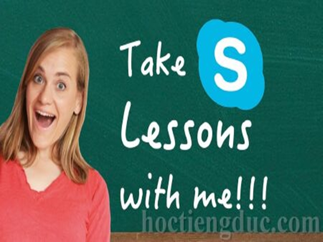 Học tiếng Đức qua skyper nhanh ch&oacute;ng