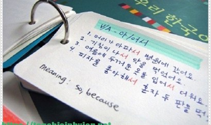 Học tiếng Hàn tại nhà