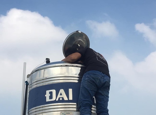 vệ sinh bồn nước huyện B&igrave;nh Ch&aacute;nh