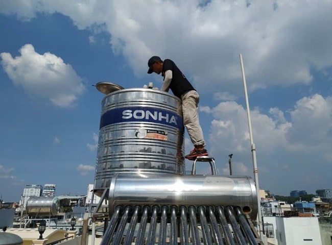 vệ sinh bể nước huyện B&igrave;nh Ch&aacute;nh