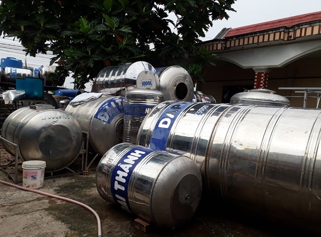 l&agrave;m sạch bồn chứa nước Inox huyện B&igrave;nh Ch&aacute;nh